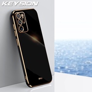 KEYSION เคสผิวเรียบหรูสำหรับซัมซุงโน้ต20 Ulta 5G หลังโทรศัพท์ซิลิโคนนิ่มกันกระแทกเคส Galaxy Note 10 