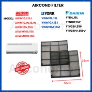 【100% Original】Aircond Filter for Acson/Daikin/York Model 1.0HP-2.5HP - Penapis Aircond Air Filter A