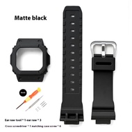 Silicone Band+Watch case for Casio DW5600/5610 DW5600HR/GW-M5610/GWB5600 Gshock Strap Sport Replacem