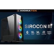 【XIGMATEK 富鈞】SIROCON III USB3.0*1 USB2.0*2 5V ARGB 機殼 實體店家 台灣公司貨『高雄程傑電腦』