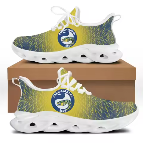 Parramatta Eels Australian Rugby Flats Sneakers Mens Womens Sports Running Shoes High Quality DIY Sn