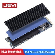 JEYI M.2 SSD NVMe Heat Sink M2 2280 Solid State Hard Disk Aluminum Heatsink Gasket with Theal Silicone Pad PS5 Desktop P