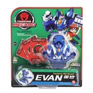 Turning Mecard EVAN Transformer Action Figure Toy Korean TV