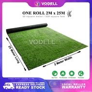 【2M X 25M】VODELL 15MM Artificial Grass Carpet Fake Grass High Quality UV Resistant Outdoor & Indoor 
