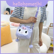 Plush Cute Trolley Bag Featuring Drawstring Closure For Casual And Outings Gifts