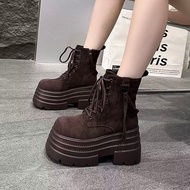 🔥Taiwan Shipment🔥Martin Boots Thick-Soled Martin Boots Mid-Tube Boots Heightening Martin Boots Short