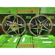 AJI RACING ASTRIX SERIES SPORT RIM [ 1.60/1.60 X17 ]  SCOOTER QJ AX200S / AX 200S