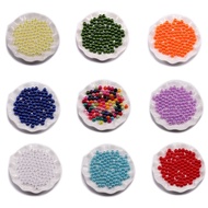 St.kunkka Pearl Beads Round Plastic Acrylic Spacer Beads (100 Pcs/Lot 3 x 4 x6 x 8 x 10 x 12mm)