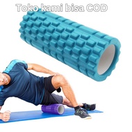 Rumble Roller Foam Yoga Massage Hollow Column EVA - Blue