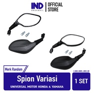 Spion-Sepion-Kaca Variasi Model Click-Klik Thailand Semua Jenis Motor Honda &amp; Yamaha Vario 125-150/Mio Lama-J-M3-Z-Soul-GT/Beat Karbu-Street-eSP-Sporty-FI/Scoopy/Spacy/PCX/NMAX/Aerox