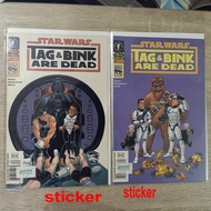 Star Wars Tag & Bink Are Dead (set issues 1 and 2) - F condition (sticker on cover)