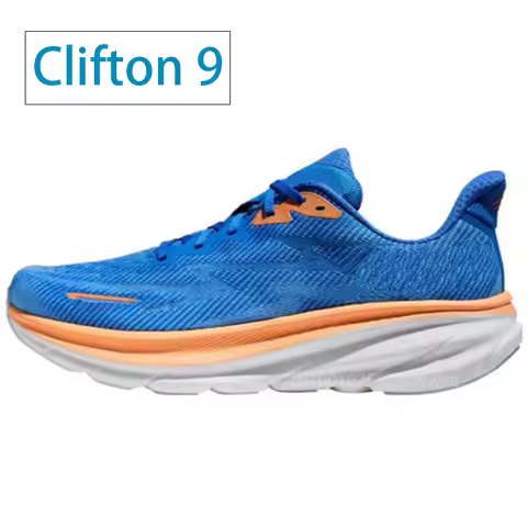 ‮HOKA Original Clifton 9 Running Shoes Mens Women's Lightweight Cushioning Marathon Breathable Highw