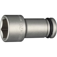 TONE Long Socket for Impact HP4NV-26L, 12.7mm 1/2" insertion angle, 26mm two side width
