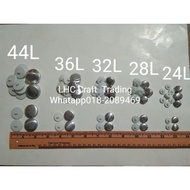 BUTTON ACUAN BUTANG BUNGKUS BUTANG KAIN BUTANG BALUT 10pcs