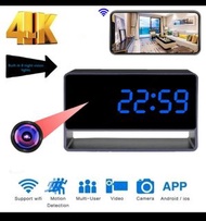4K HD Clock Mini Wireless Wifi Camera Smart Home Security Night Vision IP Motion Detect Remote Monitor Invisible Secret Webcam