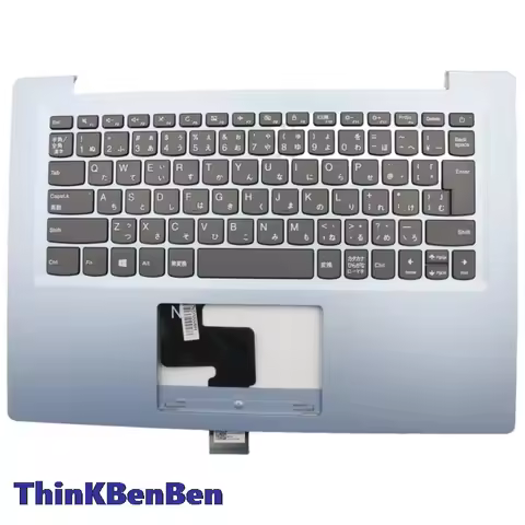 JP Japanese Blue Keyboard Upper Case Palmrest Shell Cover For Lenovo Ideapad S130 14 130s 14 14IGM 1