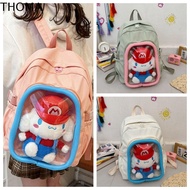 THOMA หลายสี Itabag ค่ะ ถุงซิปซิป อ๊อกซ์ฟอร์ด กระเป๋าแสดงตุ๊กตา สร้างสรรค์และสร้างสรรค์ คาวาอิ กระเป