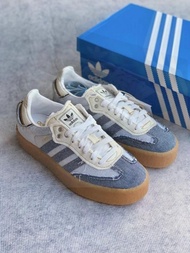 全新 atmos x adidas Originals Samba 白藍男女通用板鞋
