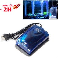 OXY VIPSUN VS-248A mini aerator (3W - 3.5L/MIN) provides oxygen for aquariums. BH by Fish Mart