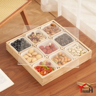 YSSH Wooden Tray，Cookies Container，Candy Tray，Kuih raya container，Serving tray，Food tray ，Dinner plate