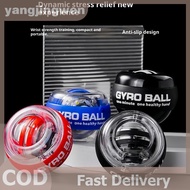 YANGWEN Gyro Ball Wrist Strength Training Ball Self-starting Gyro Ball Power Ball Improve Wrist Stre