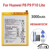 HB366481ECW Battery For Huawei P10 Lite/P9/P9 Lite/Honor 8/GR3 2017/Y6 2018 High Quality Battery 300