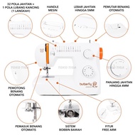 MD7 Mesin Jahit BUTTERFLY JH5832A / JH 5832 A (Multifungsi Portable)