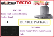 TECNO HOOD AND HOB FOR BUNDLE PACKAGE ( KD 3288 &amp; TG 208VC ) / FREE EXPRESS DELIVERY