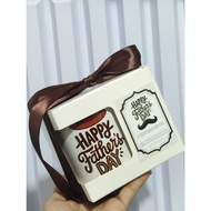 Happy Father's Day Coffee Mug Edition Completed with box, ribbon and tag perfect gift to your father