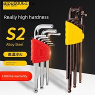 Allen Wrench Set 6-Angle Screwdriver S2 Steel Hexagon Spoon Metric Automatic Tool Inner Hexagon Hexa