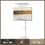 EDGEWALL Movable Monitor TV stand EdgeMe Arte wheels up to 43inch 20kg 100X100