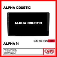 Alpha Coustic จอแอนดรอยด์ 9นิ้ว , 10นิ้ว Androidแท้ Ram2 Rom32 CPU 4core และ 8core จอแอนดรอยติดรถยนต์ Android amornaudio 9 นิ้ว T4 ram2 rom32 4 core