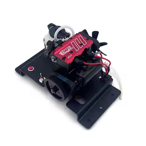 TOYAN FS L200AC Inline 2 Cylinder Model Engine Starter Kit 7cc DIY Manual Installation Parts Gasolin