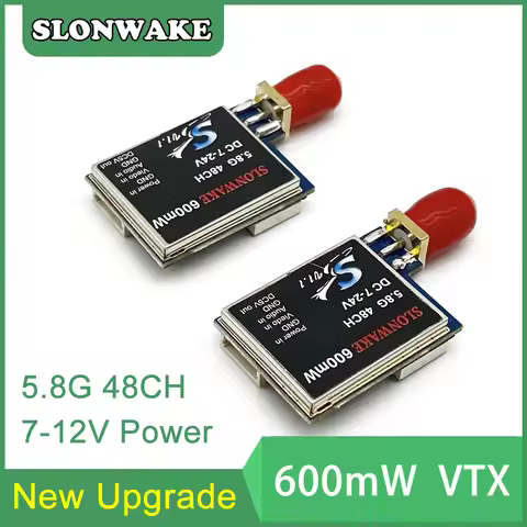 SLONWAKE TS5823 600mW Video Transmitter Module 5.8GHz 48CH VTX have 5V BEC for TS5828 TS5828S TS832 