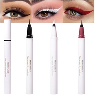 Evpct 3-Pack White Red Black Matte Waterproof Color Eyeliner Liquid Eyeliner Color Set Long Color Li