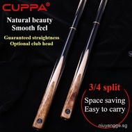 CUPPA Snooker Cue 3/4 Pool Cue British Black 8-Ball Cue Set 9.5mm/10mm/11mm Pool Cue