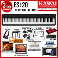 Kawai ES120 88-key weighted-key Best Beginner Digital Piano with Speakers 初学者电子琴 钢琴 电钢