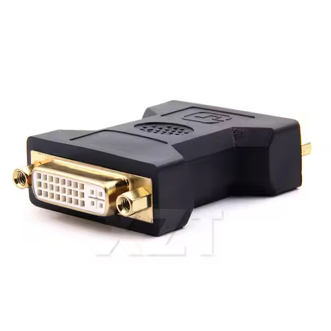 DVI 24+5 Female to Female DVI Connector Adapter Converter Gold Plated for computer HD TV LCD TV proj