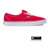 VANS AUTHENTIC RED SNEAKERS สินค้ามีประกันแท้
