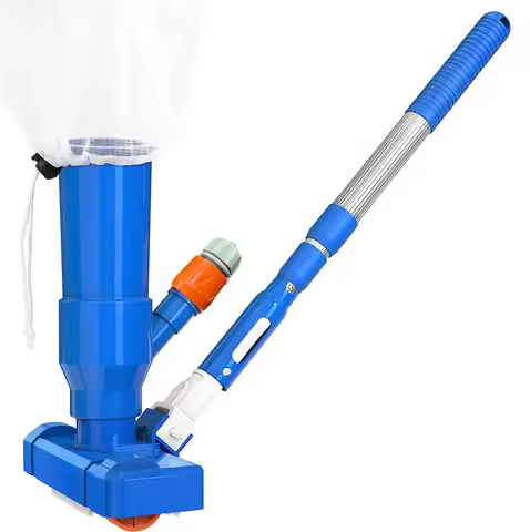 Upgrade 40" Portable Pool Vacuum Cleaner,Pool Underwater Vacuum Jet Cleaner w/Brushswimming pool