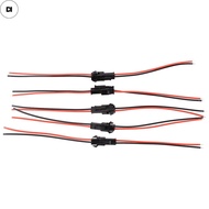 DI [Twilight] 10PCS SM 2-Pins 2P Female Male Plug Connector Wire Cables Adapter Cable
