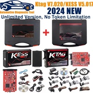 Unlimited 2.80 2.25 EU Red KESS K-TAG Online Kess V5.017 KTAG V7.020 Master Chip Tuning Kit OBD 2 OB