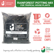 8-liter Rainforest Potting Mix|   Soil-less Grow Media for Houseplants Indoor Plants |  BIG PACK | For small to medium sized house plants like syngonium calathea calladium ferns spider plants peperomias violets peace lilies and small-sized aroids