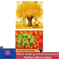 【SOMO DZ】diamond painting 5d diamond painting set Diamond Painting money tree 40*40 wall decoration