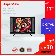 SuperView LED TV 17 Inch - 24 Inch Digital tv Full HD