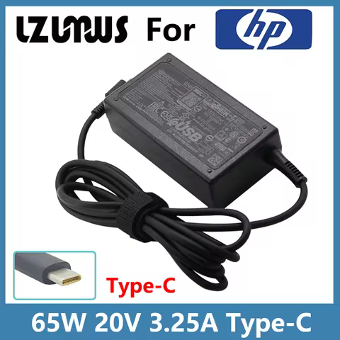 New Slim HP 65W USB C Laptop Charger AC Adapter Fit for HP Spectre X360 Spectre,Elitebook x360,Elite