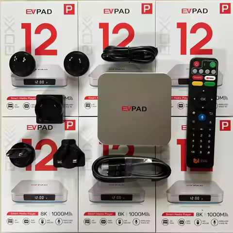 [Genuine]2026 Newest EVPAD 12P Best Korea TV Box Smart Media Player 4GB 64GB Multi functional TV box