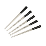 【BUFFALO 牛頭牌】Free不銹鋼複合三角筷24cm-5入組