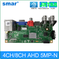 JNTKR 5 In 1 H.265 4CH/8CH/16CH 5M-N แผง DVR AHD สำหรับ AHD 5MP 4MP กล้อง1080P 720P Onvif Coxial ควบ