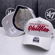 Authentic '47 brand Philadelphia Phillies MVP adjustable cap with embroidered logo. Baseball cap.